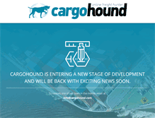 Tablet Screenshot of cargohound.com